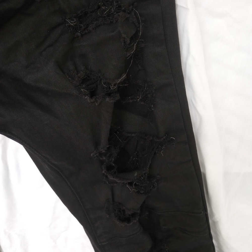 Smoke rise jeans black